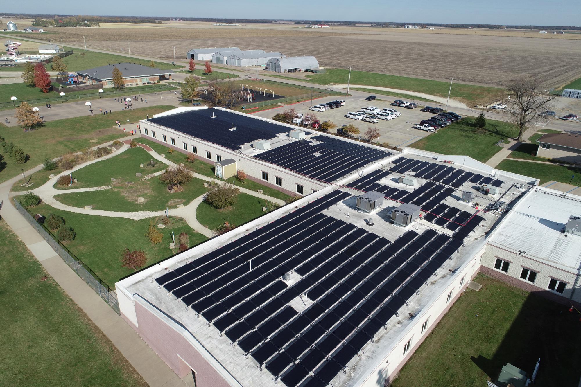 Solar Energy Plant On School